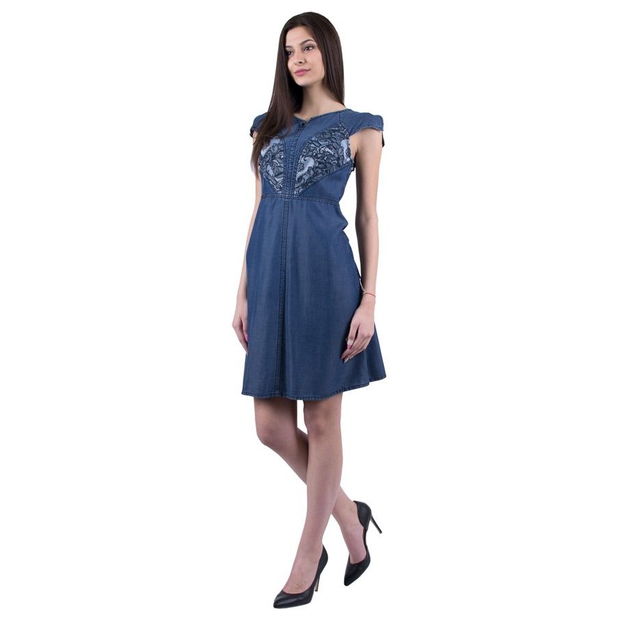 Summer denim dress by T-shirt denim R 19145